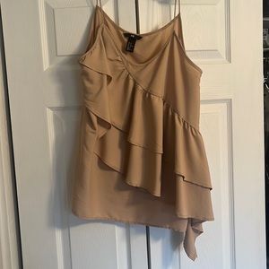 H&M asymmetrical ruffle blouse